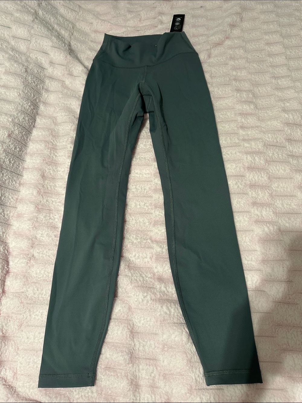 Gilly Hicks Dark Green High-Rise Leggings small